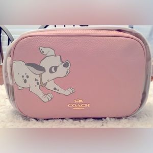 NWT Authentic Coach Disney's 101 Dalmatians Camera Bag Crossbody